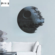 Load image into Gallery viewer, JWHCJ ultimately weapon Death Star wall stickers movie fans sitting room sofa bedroom home decor kids wall decal mural art